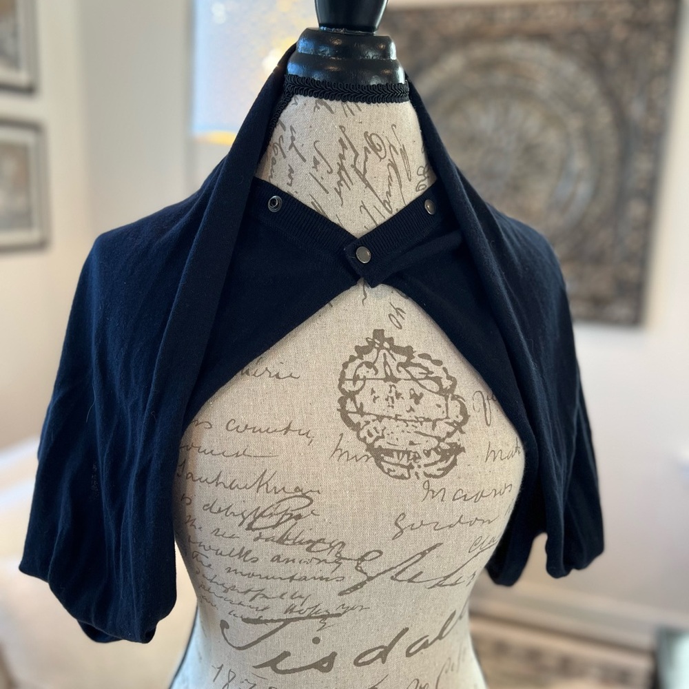 All Saints Infinity Scarf with Button Accents - Picture 3 of 10